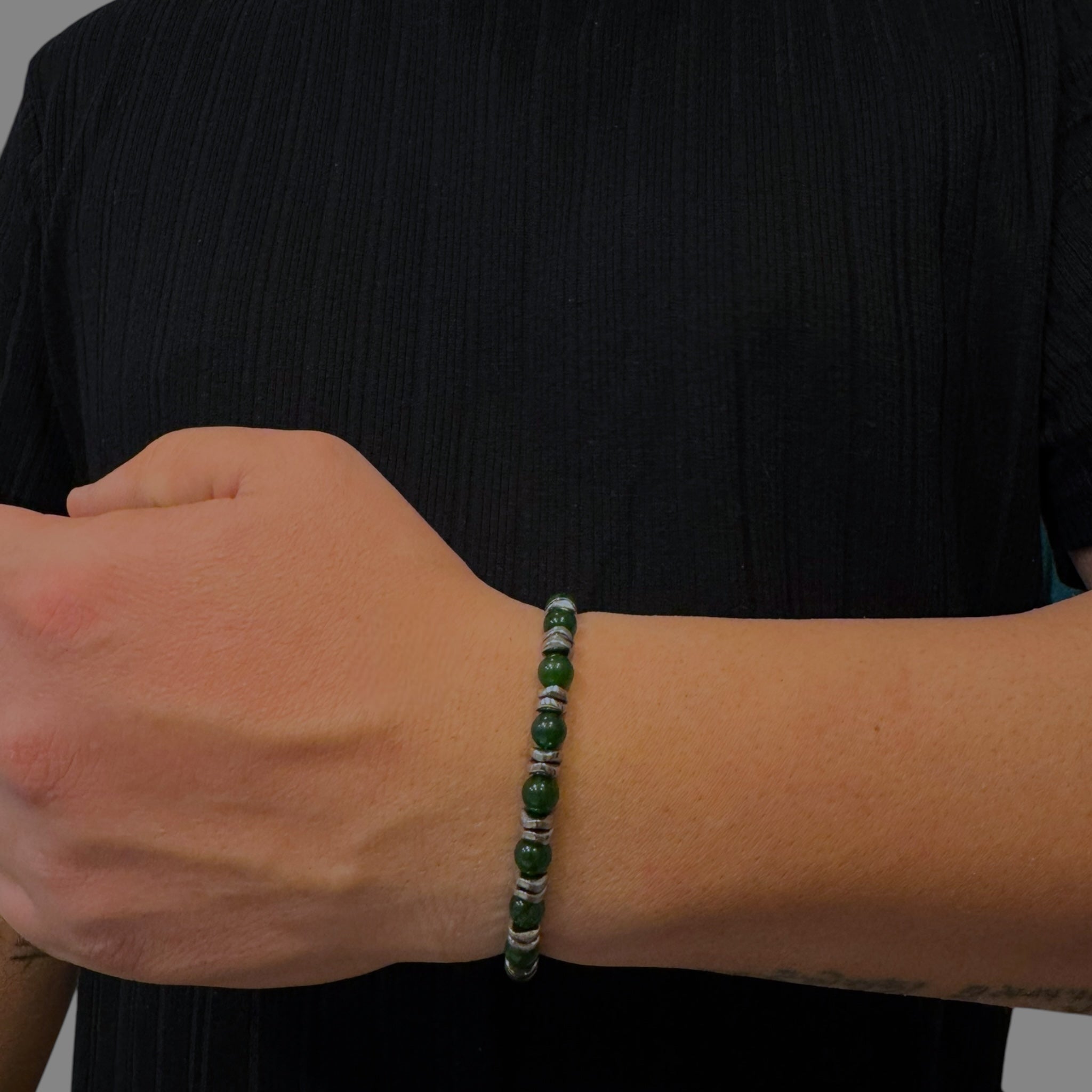 Bracciale agata verde Sharifa Crystals
